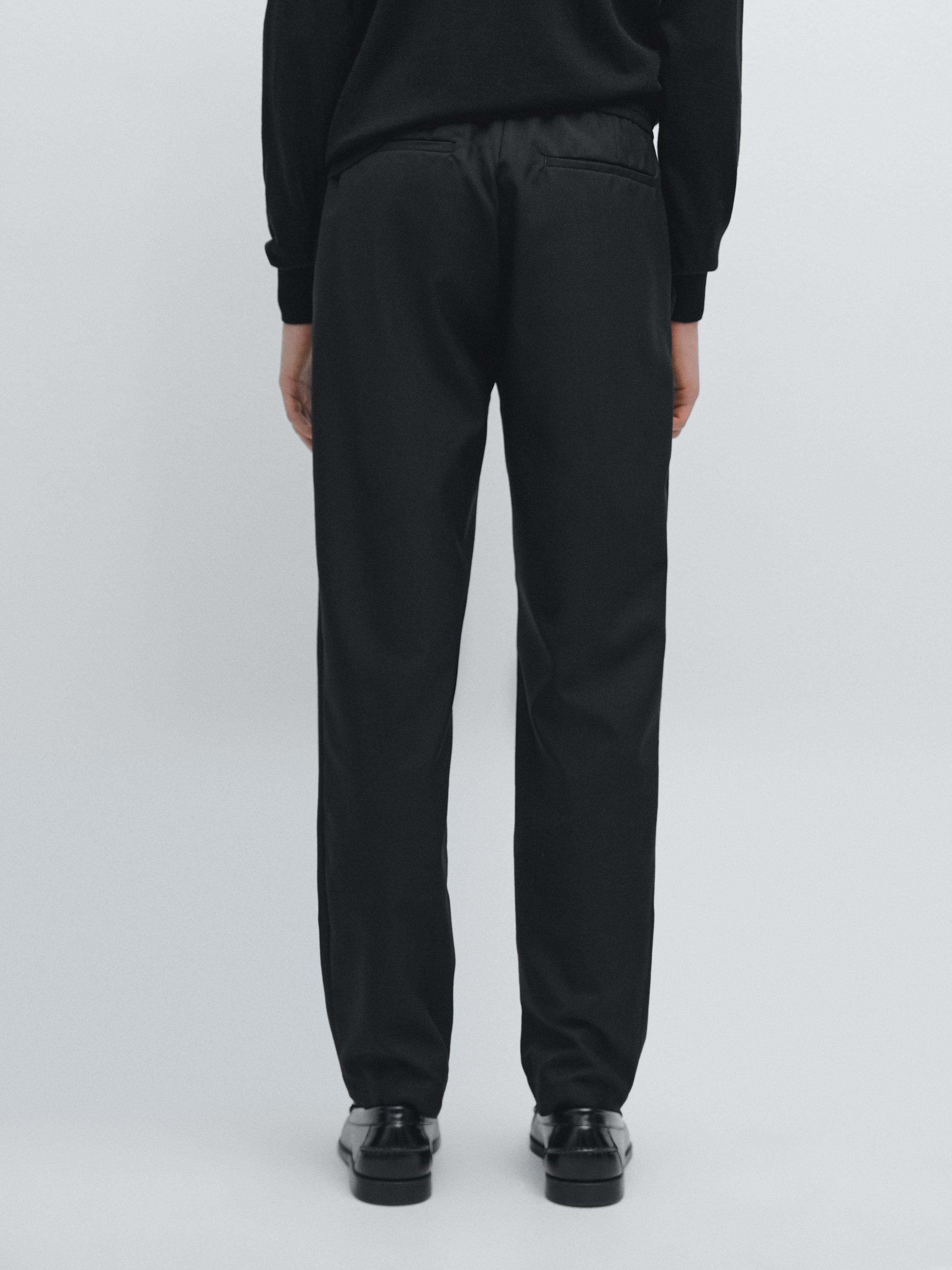 100% cotton jogger fit trousers